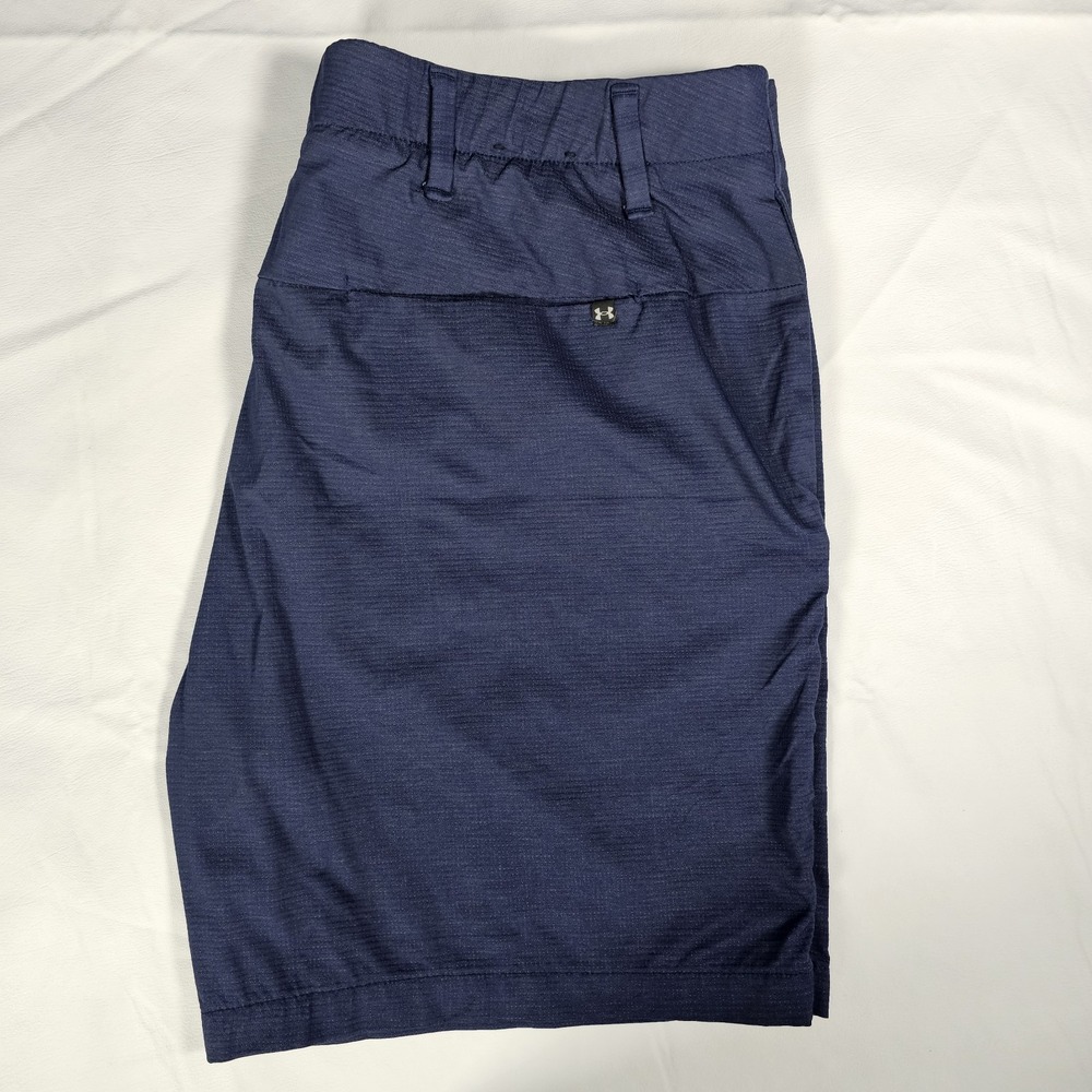 Under Armour Mens Golf Shorts Size 40 Blue Stretch Performance Casual